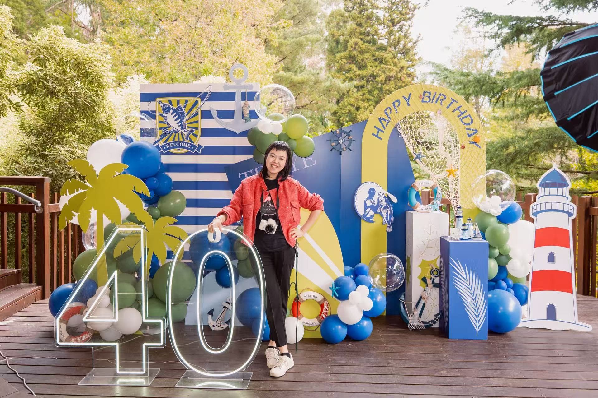 Welcome to Fab Events - Joanne at a 40th birthday party